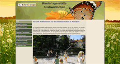 Desktop Screenshot of kita-gluehwuermchen.com